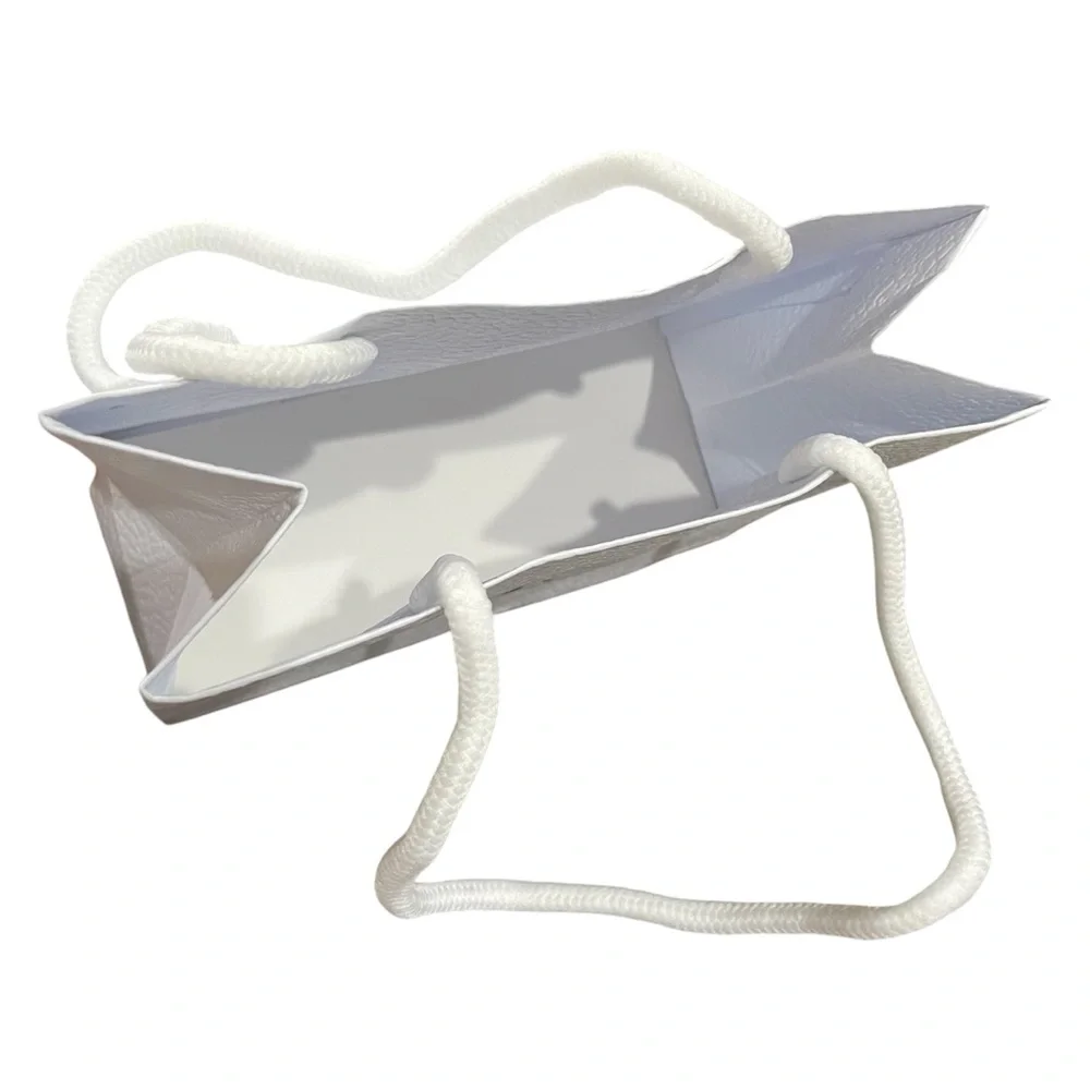 DIOR White Paper Bag 7”x3”x6”